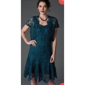 NWT Soulmates - 100  Silk Cocktail Wedding Party Dress  Size S  Without Jacket